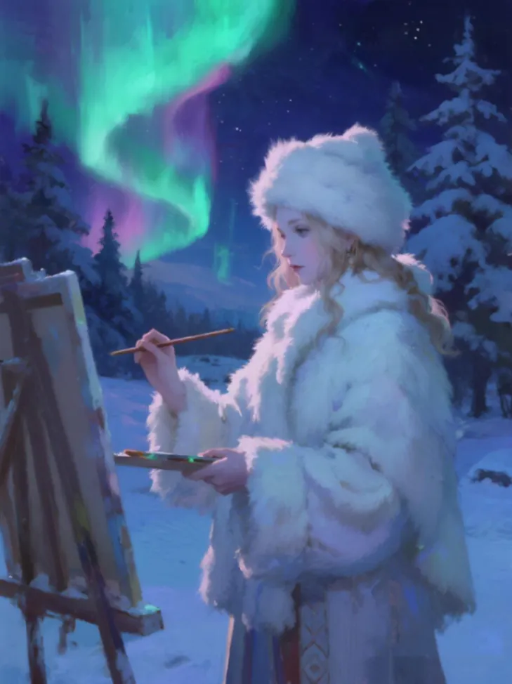 The Aurora Painter
